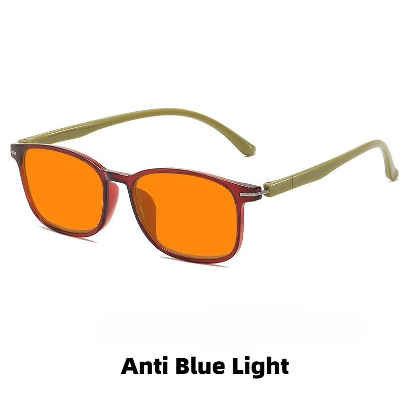 Stylish Color Block Night Vision Gaming Glasses with Blue Light Protection