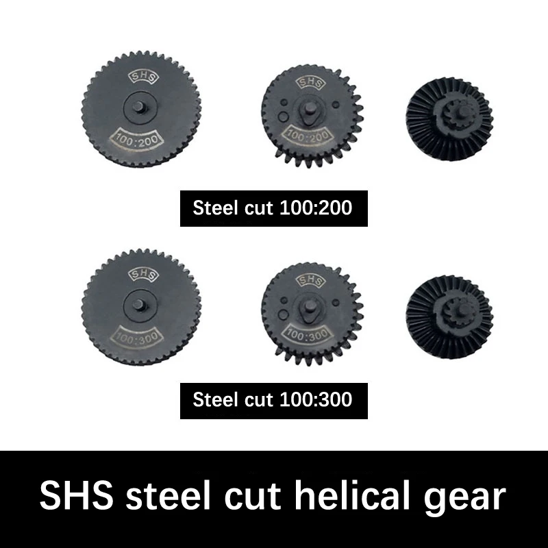 Gear Set CNC Steel Cut SHS Helical Reinforce Torque High Speed for Ver.2 /3 AEG EBB Gearbox