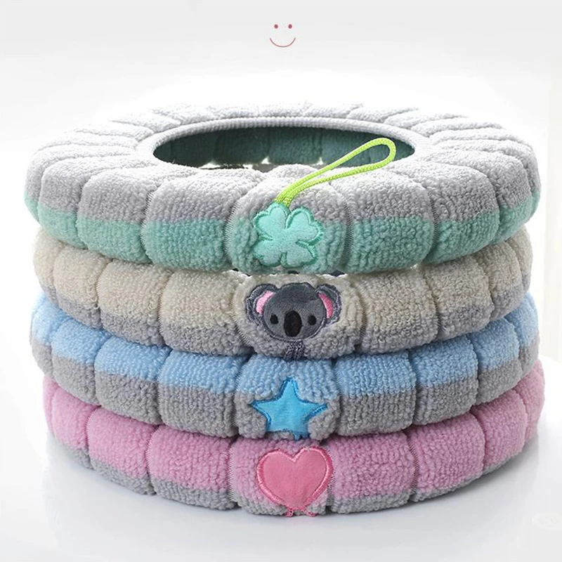 Winter Warm Toilet Seat Cover Mat Bathroom Toilet Pad Cushion With Handle Thicker Soft Washable Closestool Warmer Accessories 3