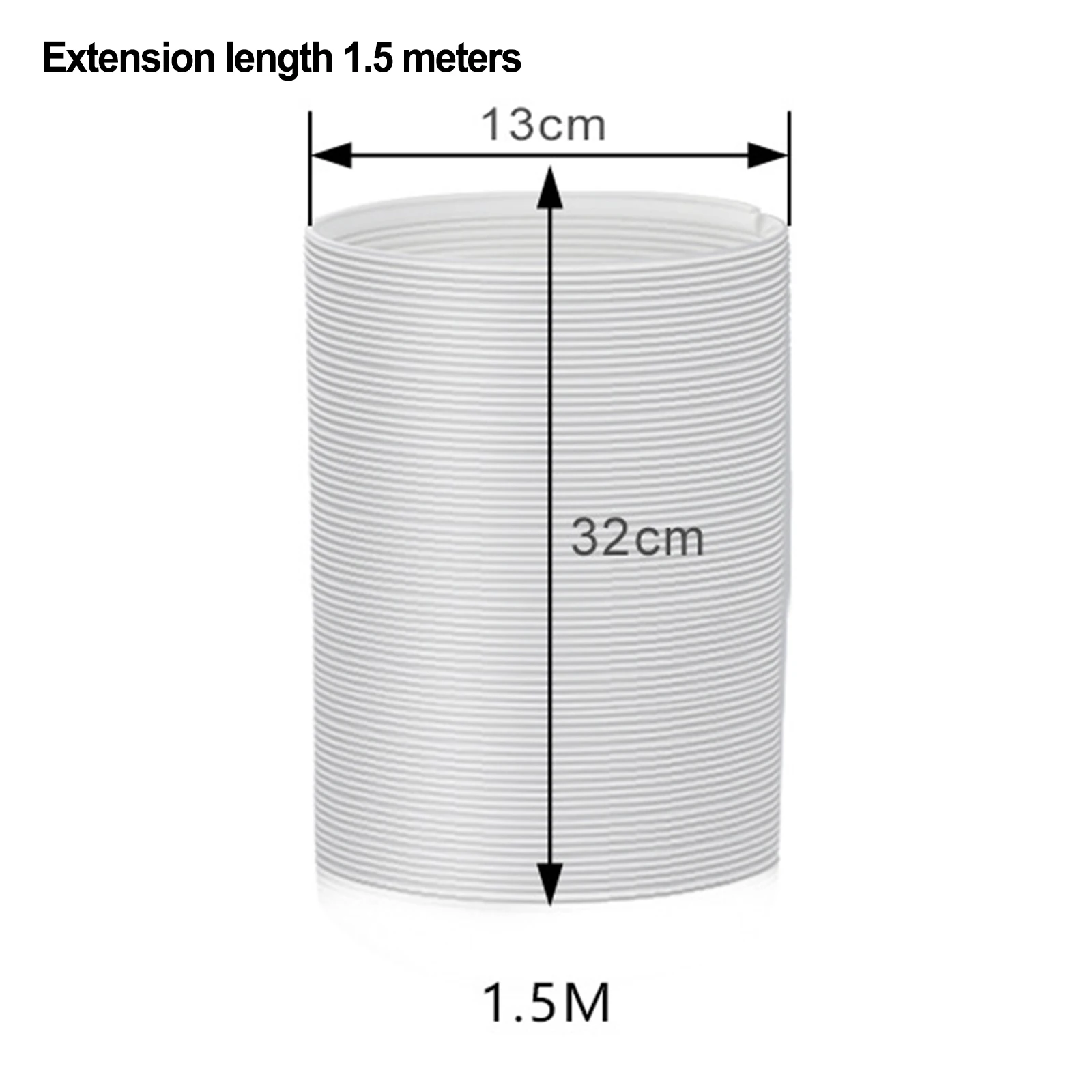 

Heat Pipe Exhaust Pipe 150mmx2m Polypropylene Stretch 130mmx1.5m Air Conditioner Parts For 13/15 Cm In Diameter