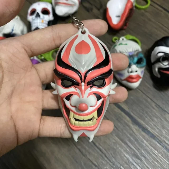 Payday2 Key Chain Joker Mask Blind Box Pendant Action Figure