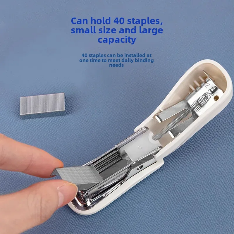 Deli Mini Portable Stapler Suit Staple Exam Paper Stapler 0255 Compact Size Portable For School And Office Use
