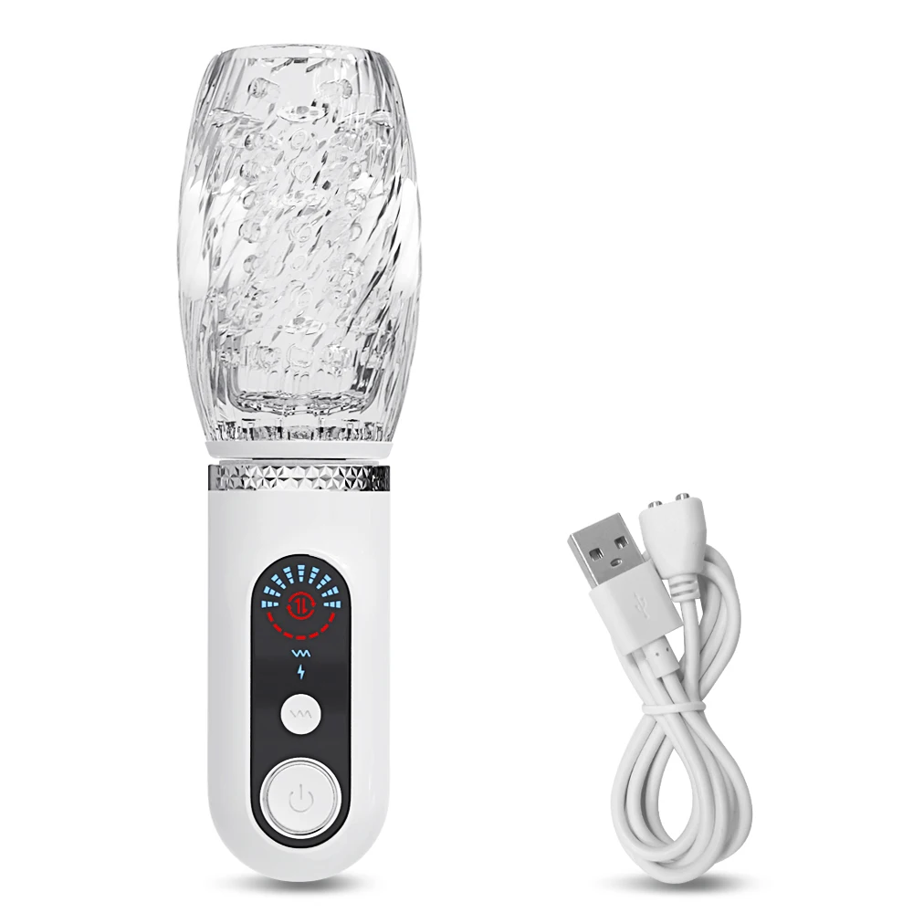 Male Masturbator Automatic Telescopic Rotating Vibrating For Men Glans Trainer Masturbation Cup Thrusting_voghion.com