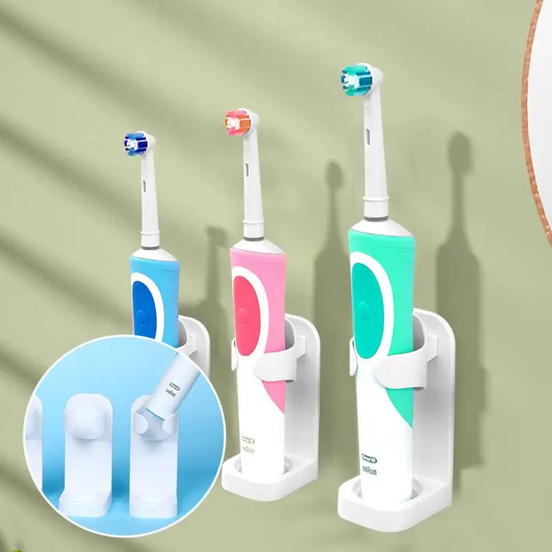 simpletome Adhesive Electric Toothbrush Holder Wall Mounted Bathroom  Organizer