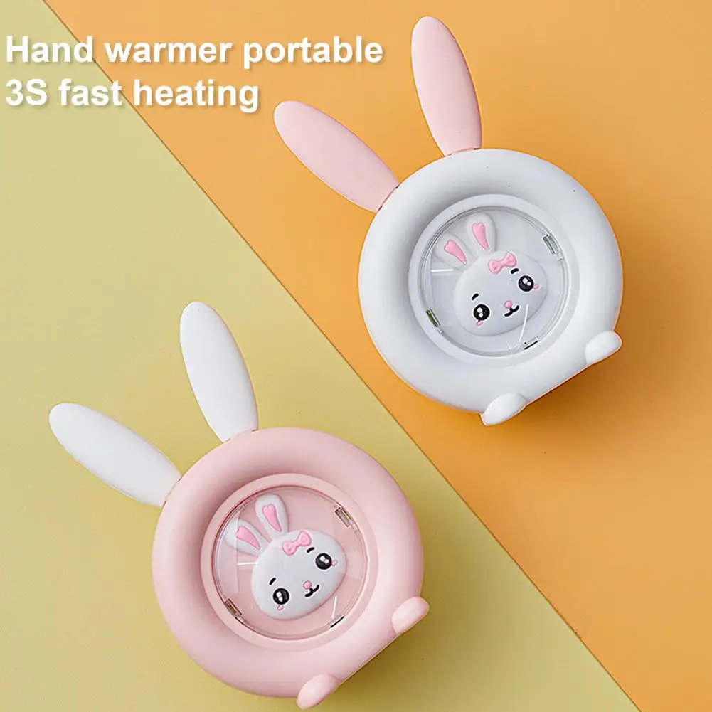 

Mini Pocket Warmer Small Long Endurance Portable Lovely Bunny Pocket Warmer Heating Tool for Office