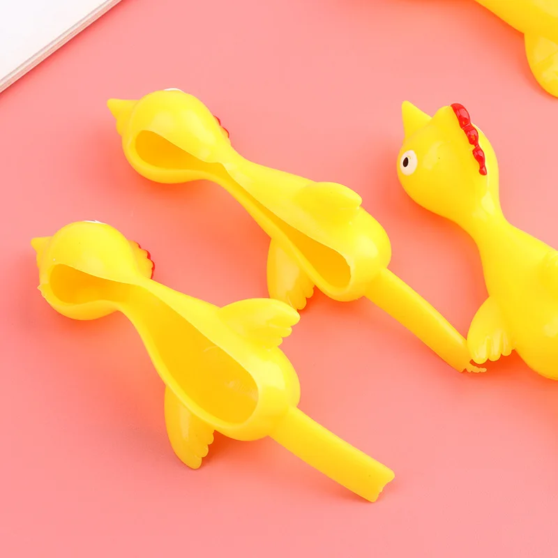 2x Flying Turkey Catapult Shooter Novelty Party Bag Toy Birthday Gift Childs 