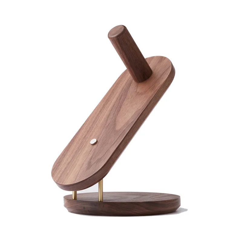Wall Mount Hair Dryer Holder for Dyson Supersonic Hair Dryer Storage Rack Walnut Beech Wood Hair Dryer Bracket Bathroom Tools 6