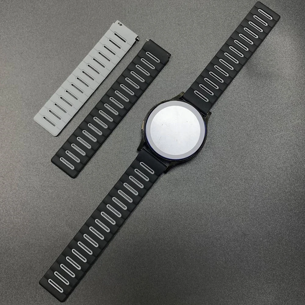 Magnetic Loop Strap - Versatile Silicone Watch Band Accessories, Available in 20mm and 22mm Sizes