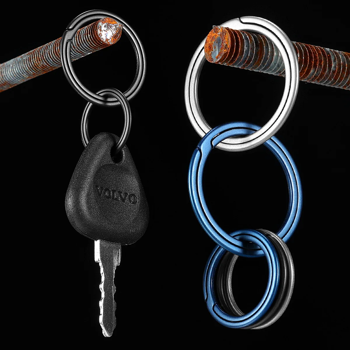 Titanium Super Lightweight Keychain - Sleek and Durable EDC Tool for Car Keys and Accessories