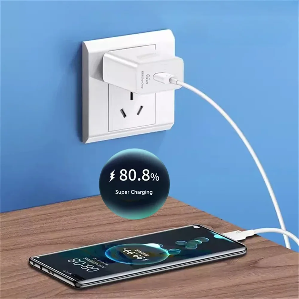 High-Power 66W 6A Super Fast USB-C Charger with Rapid Charging Cable