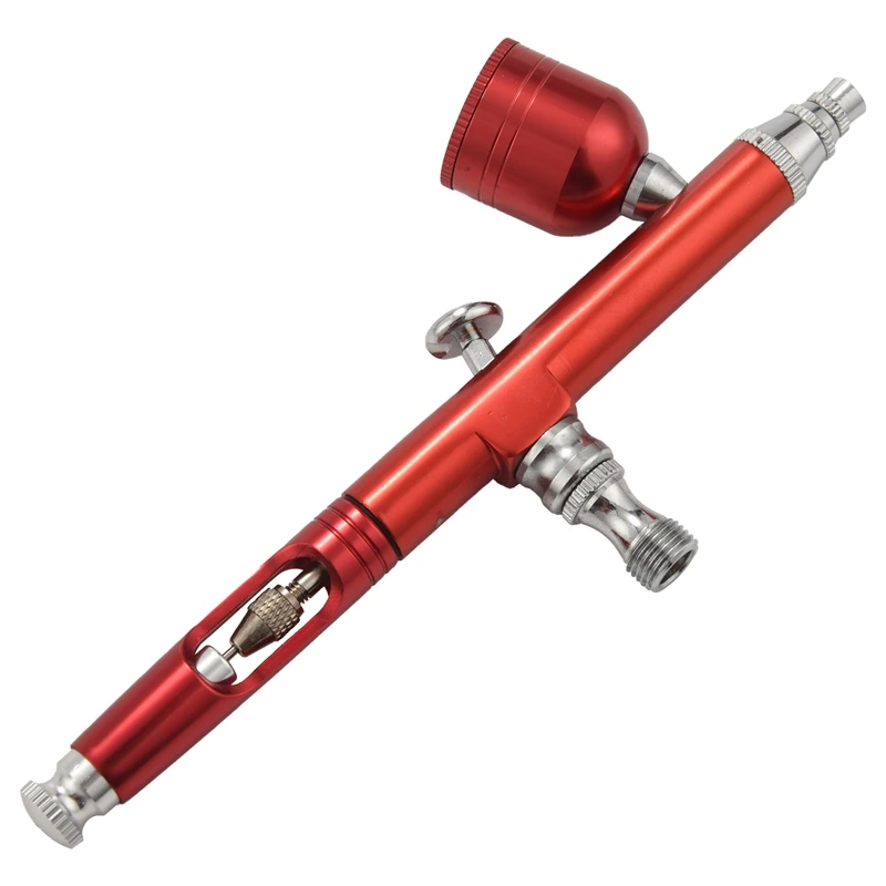 

Airbrush Tool Dual Action Gravity Feed 0.3Mm Nozzle Spray Airbrush Nail Art Paint Tattoo Tool With Wrench Straw