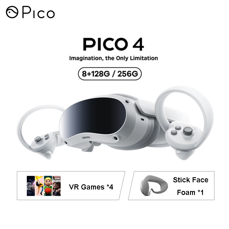 Pico 4 vr Headset All-in-One-Virtual-Reality-Headset 8 128g/256g 
