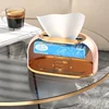 Striped Multi Color Tissue box Toilet Paper Box Bedroom Living Room Dining Table Napkin Holder Home Decoration 4