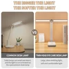USB Rechargeable LED Desk Lamp 3 Levels Dimmable Touch Sensor Foldable Table Lamp Eye Protection for Bedroom Bedside Office 2