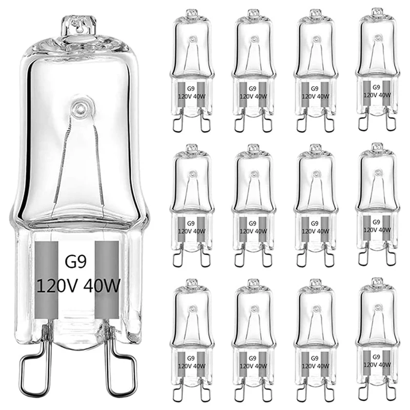 1PC 40W G9 Oven Light High Temperature Resistant Halogen Bulb Lamp For Refrigerators Ovens Fans Dental Medical Bulbs