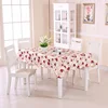 Coffee Table for Living Room  Cloth  Waterproof   Oil Round cloth Flower PVC  Home Kitchen Dining 3