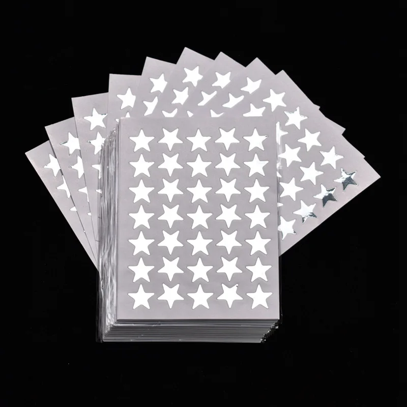 5 Packs Star Sticker Self-Adhesive Stickers Reward Sticker