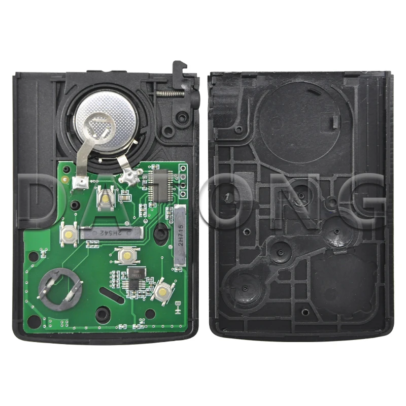 Datong World 자동차 원격 제어 키 Renault Megane3 Fluence Scenic Laguna 3 Koleos Clio PCF7952 교체 핸즈프리 카드