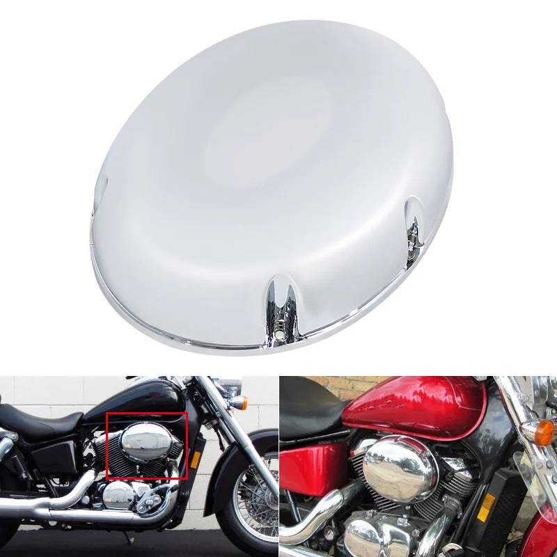 

Chrome Motorcycle Air Cleaner Filter Cover ABS Plastic Case Protector For Honda Shadow ACE VT400 VT750 1997-2003