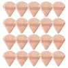 20 Pieces Black Triangle Powder Puff Makeup Puff Velour Face Cosmetic Foundation Sponge Wet Dry Makeup Tool For Makeup Starters 4