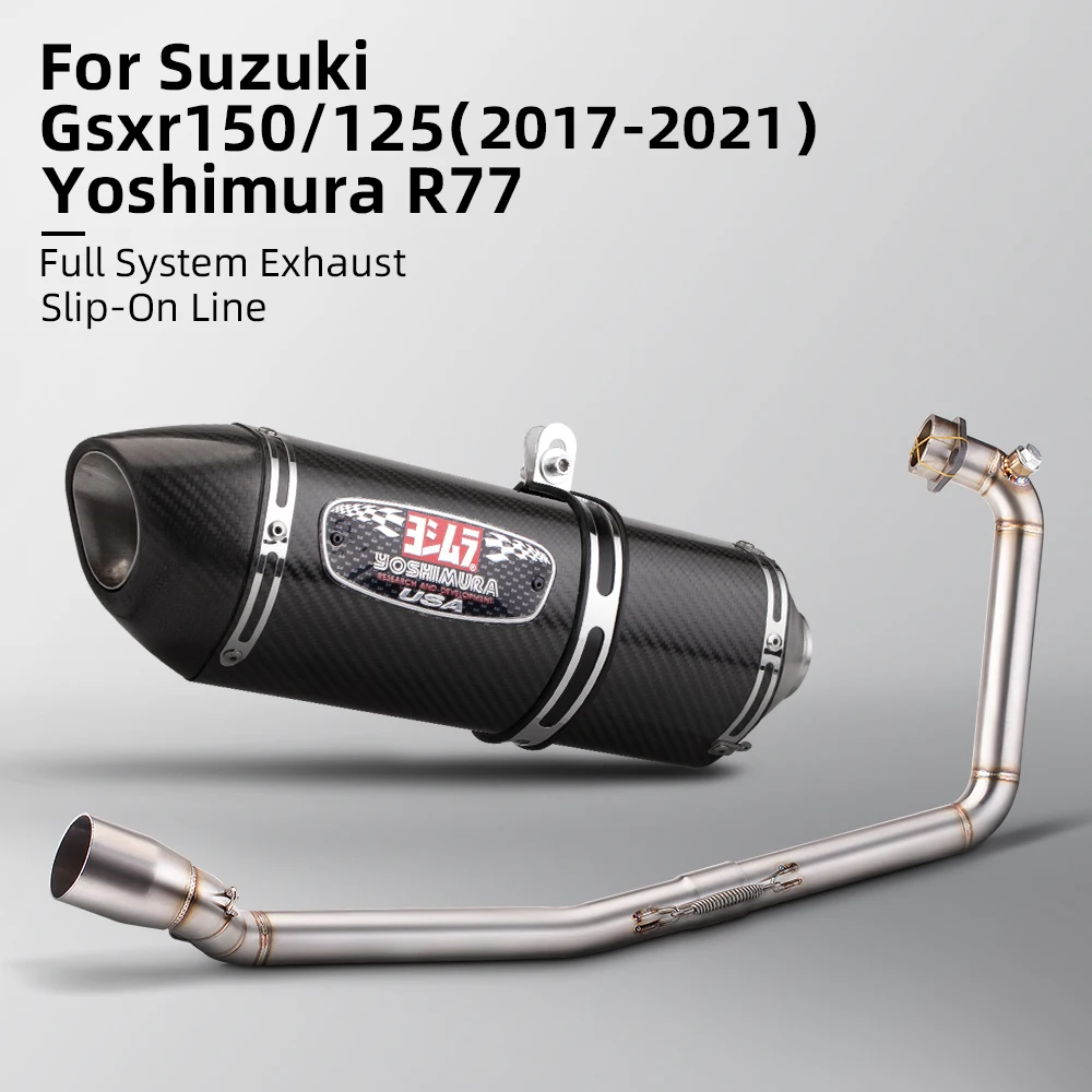 

For Suzuki gsxR150 gsx-R150 GSXS150 Escape Slip On 51MM Front Tube Link Pipe Connect Original full Motorcycle Exhaust System