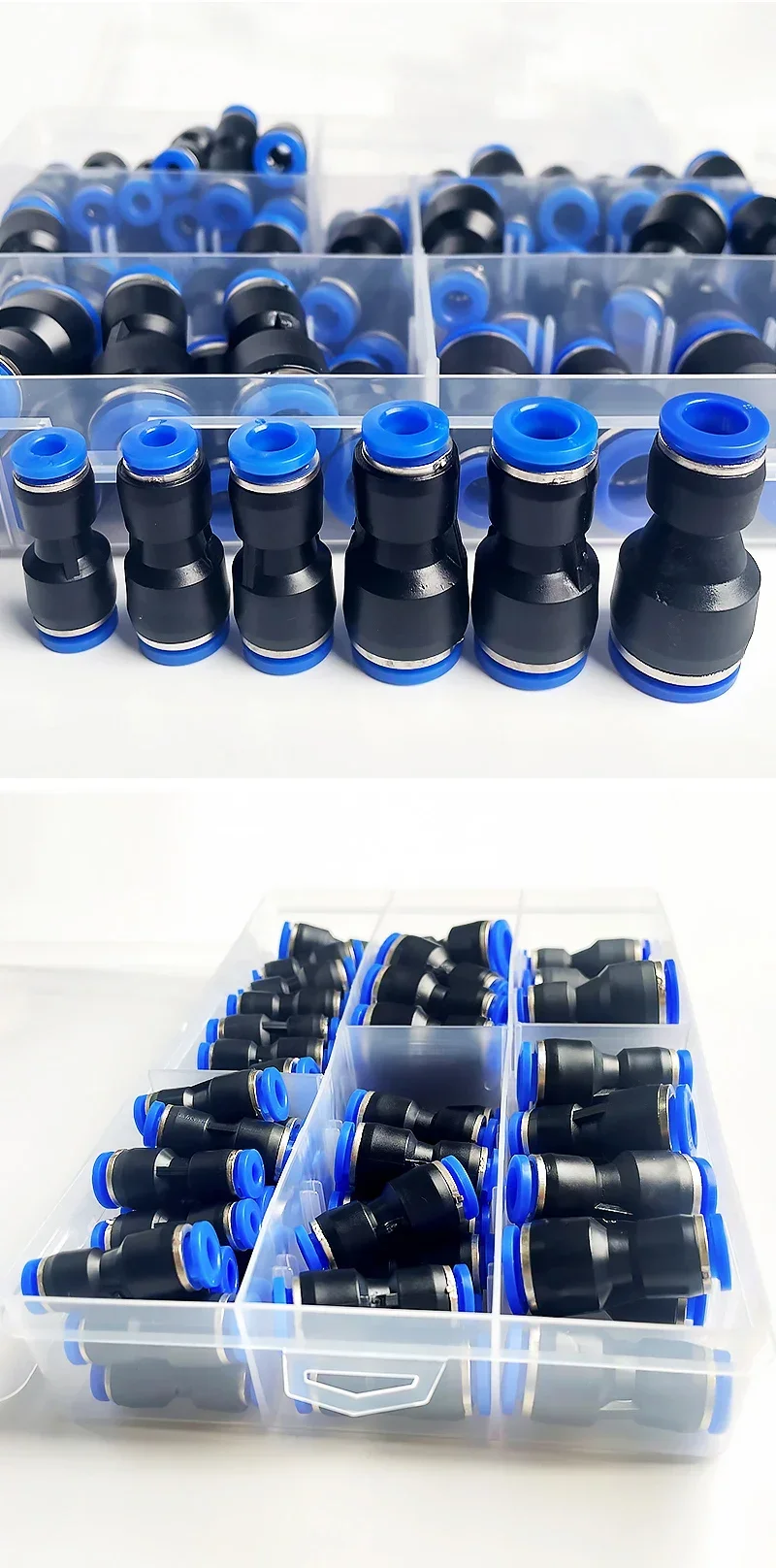 Description Picture 3 of item61PCs Boxed PG Pneumatic Connector Air Pipe 4mm 6mm 8mm 10mm 12mm PG8-6 PG10-8 PG6-4 PG8-4 PG10-6 PG12-6 PG12-8