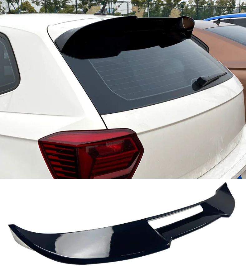 Car Rear Spoiler Wing Trunk Lip For VW Polo MK6 GTI 2019 2020 2021