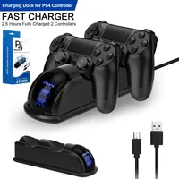 NEW Fast Charging Stand for PS4 Dock Dual Controller Charger Charging Station Gamepad Stand Holder Base For PS4/Slim/Pro