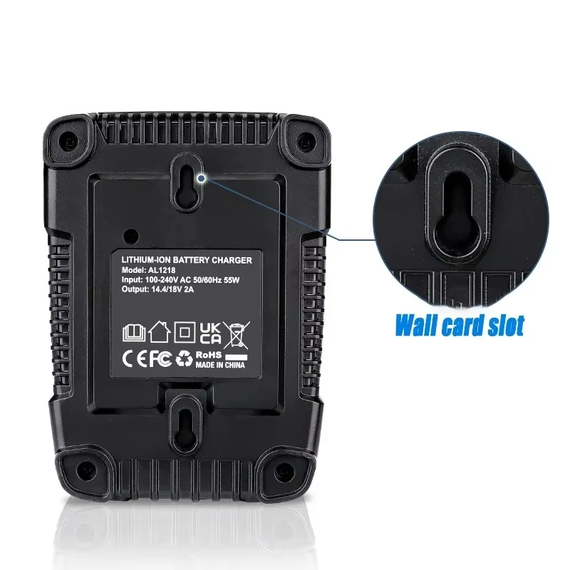 High-Quality Fast Charging 18V Lithium Battery Charger, 2A
