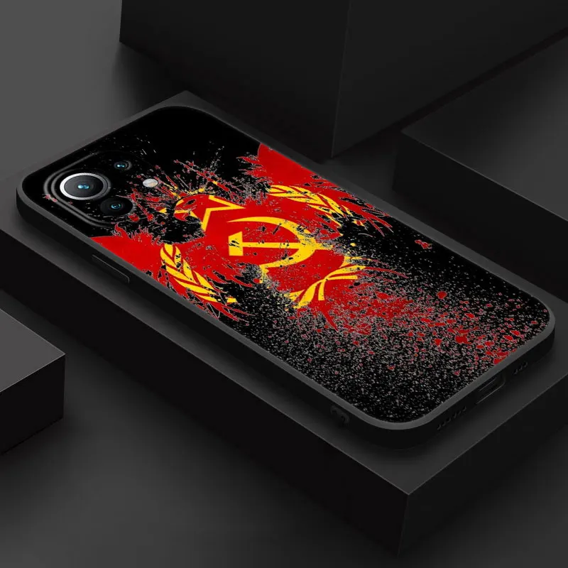 Soviet Flag Soft Silicone Phone Case Cover