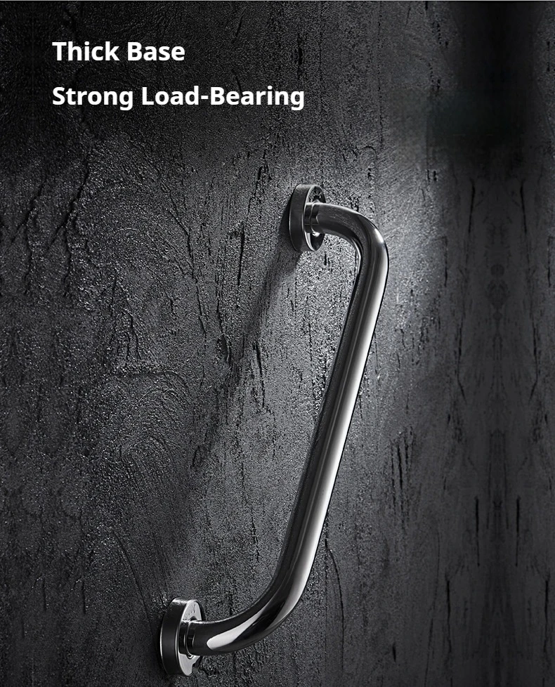 Description Picture 3 of itemStainless Steel Handrail for Bathroom Shower Bath Safety Non-slip Handle Perforated Installation Bathroom Safety & Accessories