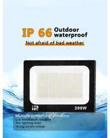 Floodlight Outdoor LED IP66 Waterproof Path Light Spotlight 10W 20W 30W 50W 100W 200W Outdoor Garden Porch Courtyard Lamp - Image 5