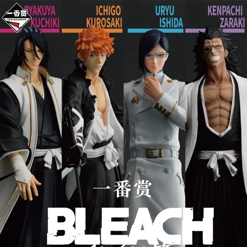 

In Stock Bandai Original Box Banpresto lchiban KUJI BLEACH Kurosaki Ichigo PVC 25CM Anime Action Figure Model Kit Toy for kid