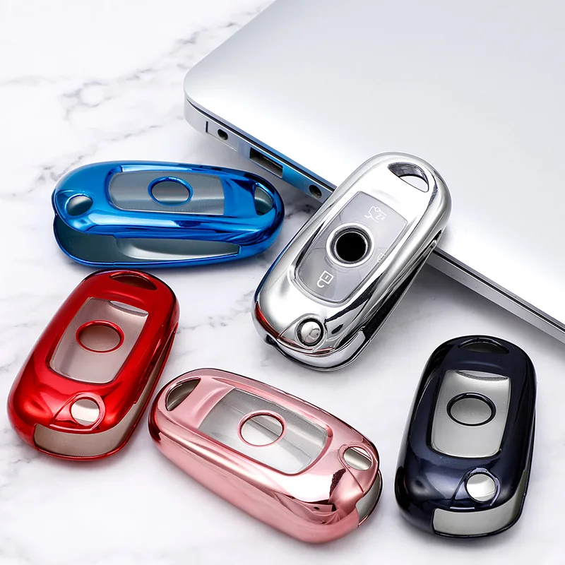 Tpu Auto Flip Key Case Cover Portachiavi Per Buick Verano Encore Gx Gl6 2018 - 2020 Per Opel Vauxhall Astra K Corsa E Protector