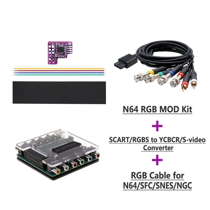 modulo-rgb-para-consolas-n64-ntsc-scart-convertidor-de-video-rgbs-a-ycbcr-s-cable-rgb-para-nintendo-64-ntsc-pcb-1-juego