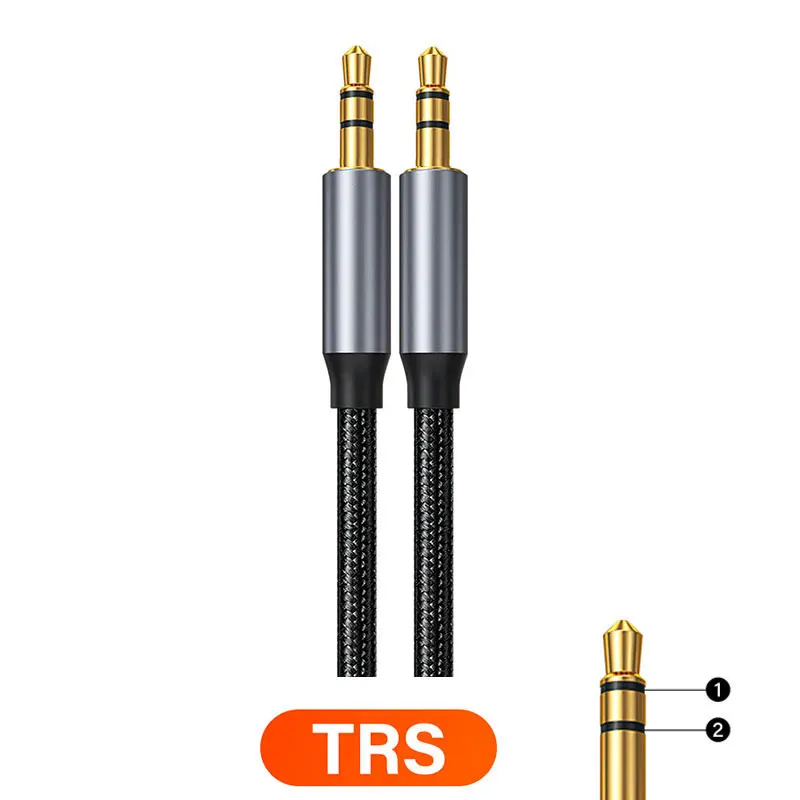 Premium 3.5mm Male-to-Male Auxiliary Audio Cable for Phones, Headphones, Speakers, Laptops, and Cars