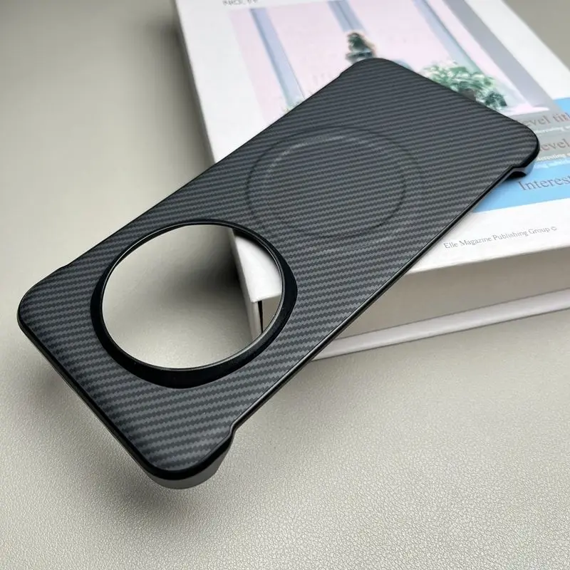 Premium Carbon Fiber Magnetic Wireless Charging Slim Protective Case