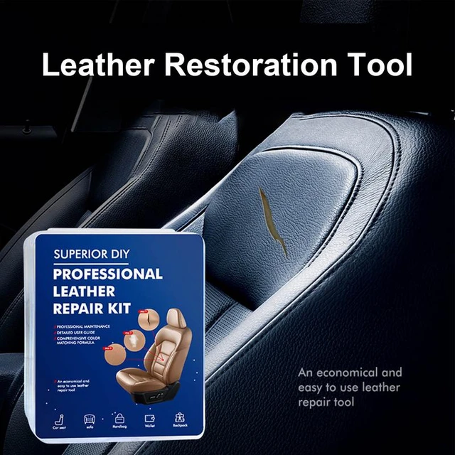 Leather Repair Kits For Couches Vinyl Repair Kit Furniture Repair Kit Black Leather  Restorer For Refurbishing For Upholstery - Leather Cleaner - AliExpress