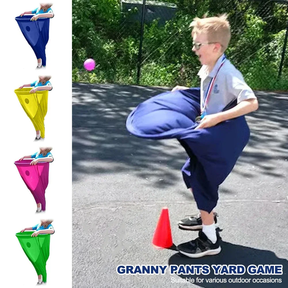 Granny Pants Yard Game Set Outdoor Parent Child Throwing Ball Party Game Freaky Party Game Pants Kids Adults Group Yard Activity