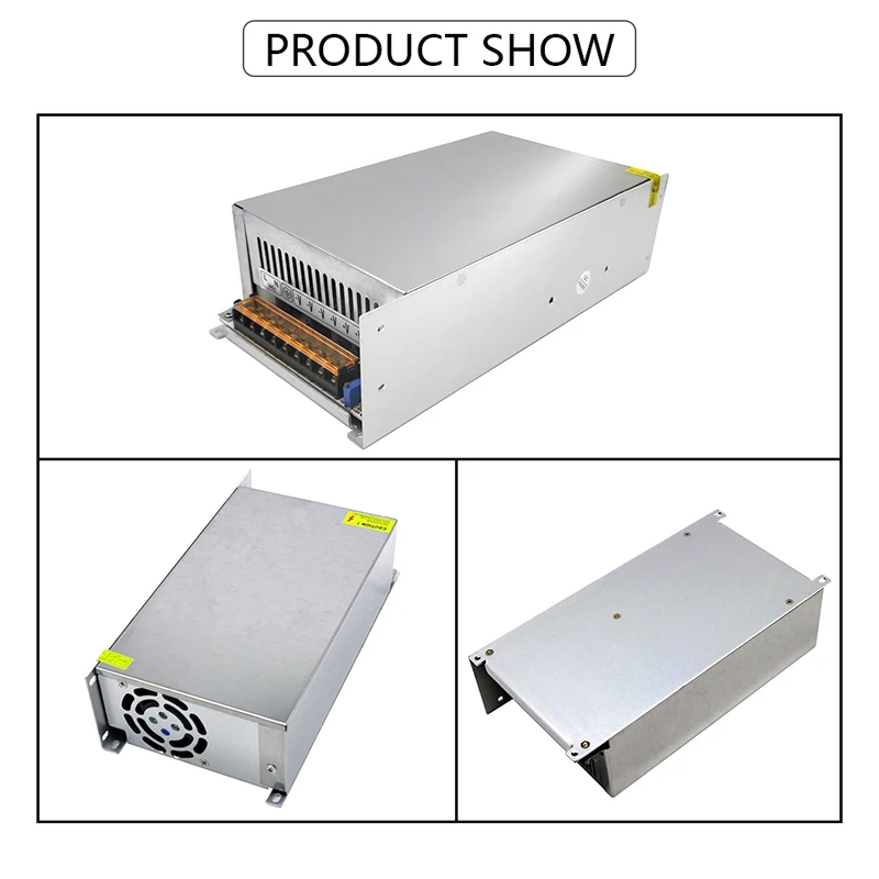 LED 조명 변압기 드라이브 어댑터 고전력 SMPS, AC/DC 12V 83.3A 1000W 컨버터, 170-250V AC-DC 스위칭 전원 공급 장치
