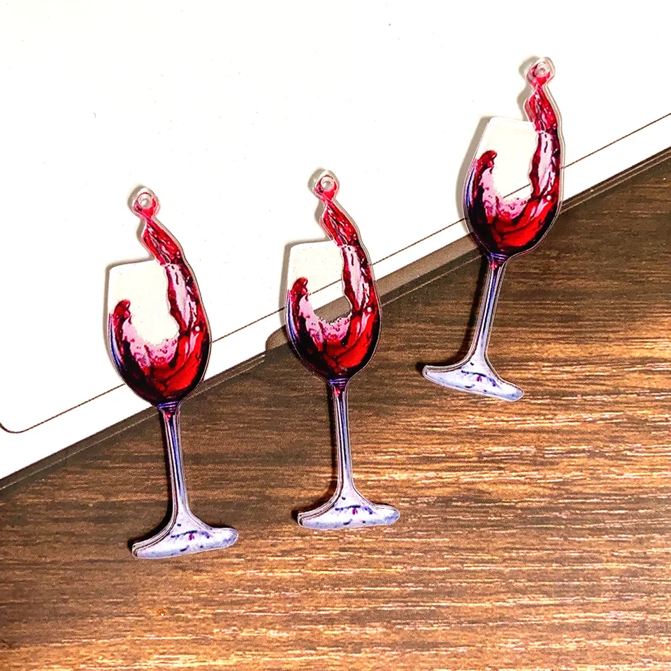 1 Paio Orecchini da Donna Vetro vino Orecchini donna Festa