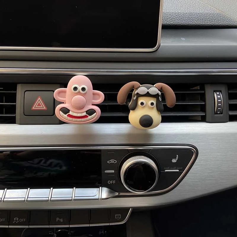 Cute Car Air Fresheners Vent Clip, Outlet Freshener Perfume Clip Aroma  Diffuser Decor, Lovely Couple Car Interior Accessories for Women & Girls,  Car