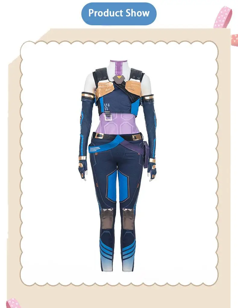 Game Valorant Duelist Neon Battle Suit Cosplay Costume Anime Woman Agent Clothes Suit Tights Halloween Costume 21