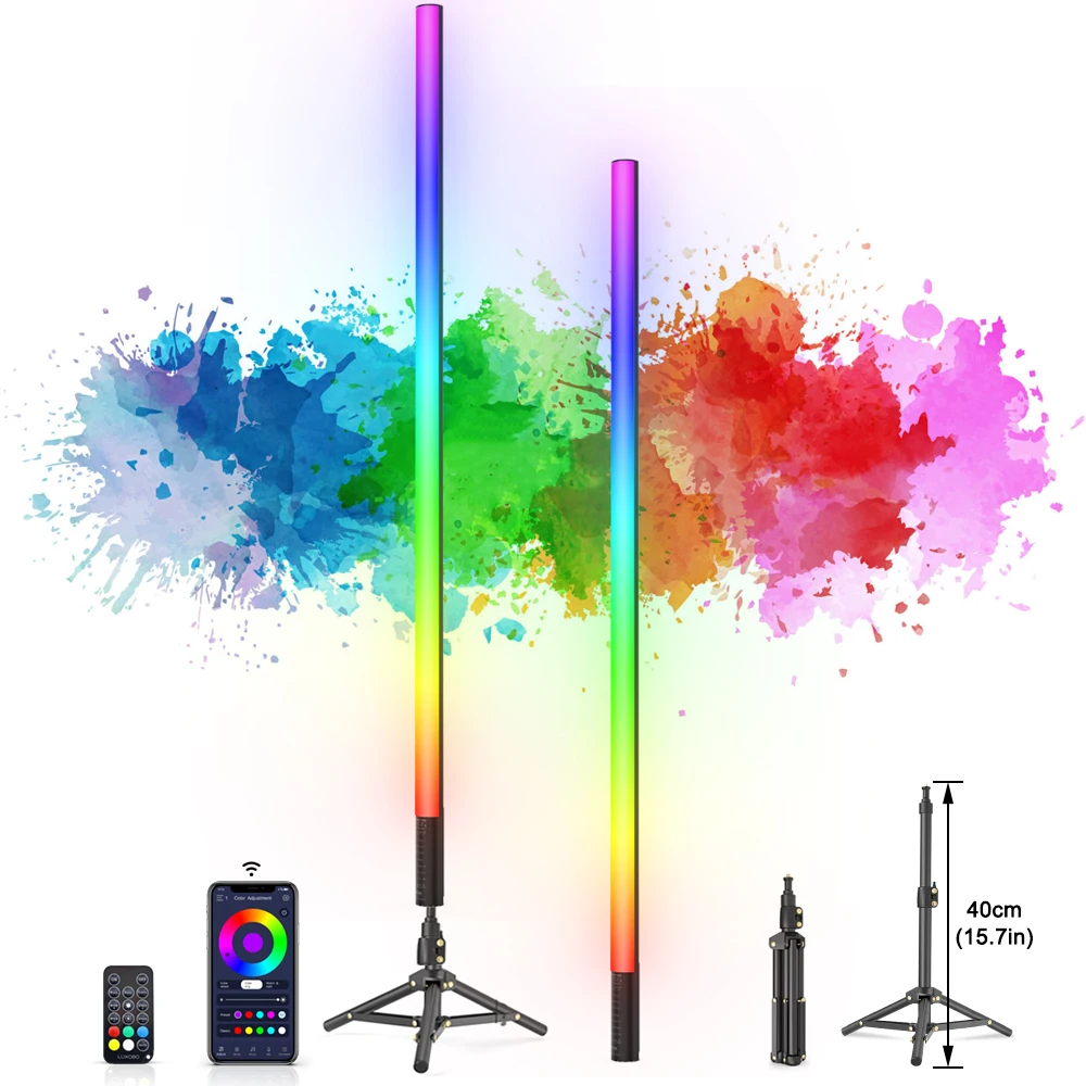 2 Bâtons Lumineux LED En Forme D'étoile - 3 Modes Clignotants Pour Fêtes, Concerts