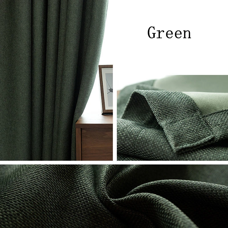 310cm Height Custom Made window 80%-90% blackout curtain thickened cotton linen cutains for living room bedroom luxury curtains - Image 6