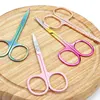 1 Pc Eyebrow Trimming Scissors Stainless Steel Small Nail Tools Manicure Facial Nose Hair Scissors Women Makeup Beauty Tool 6