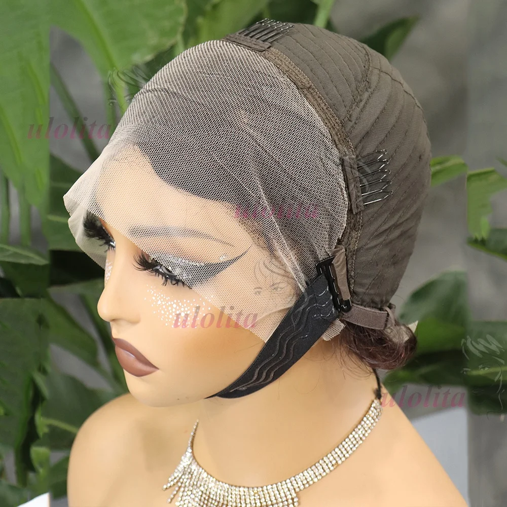 13X4 HD Full Frontal Wig Short Bob Human Hair Wigs For Women Glueless Lace Wig Preplucked Hairline - Image 6