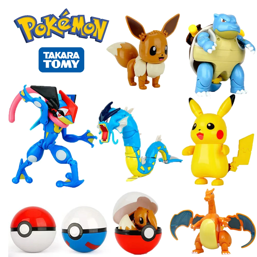 Brinquedo pokémon gachu, anel de natação flutuante, séries slot, escorbble,  pikachu, figuras de ação, brinquedos - AliExpress