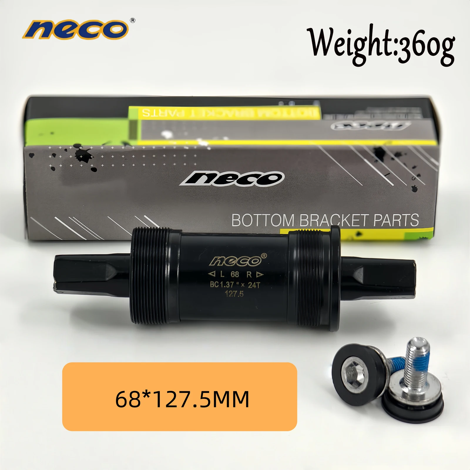 Neco دراجة مربع مدبب الخيوط أسفل قوس BSA BB68 مختو...