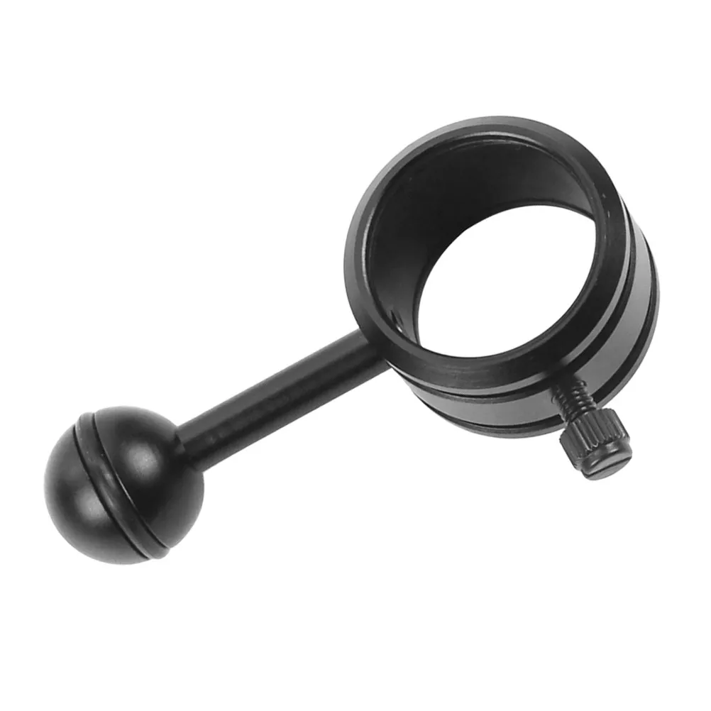 수중 볼 클램프 다이빙 손전등 브래킷 사진 조명 장비용 볼 마운트 알루미늄 합금 ABS 안정적이고 안전함